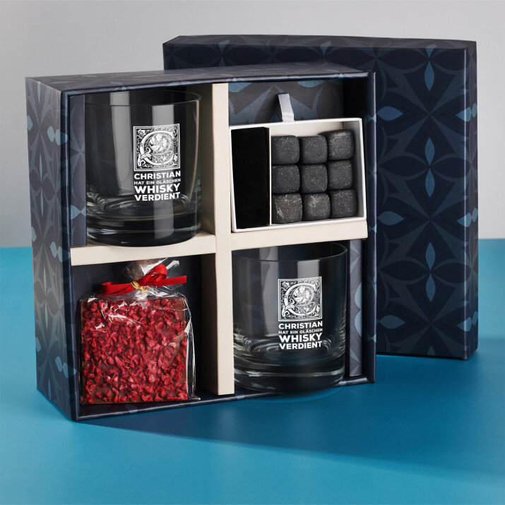 Geschenkset mit Whiskygläsern Für Ehemann
