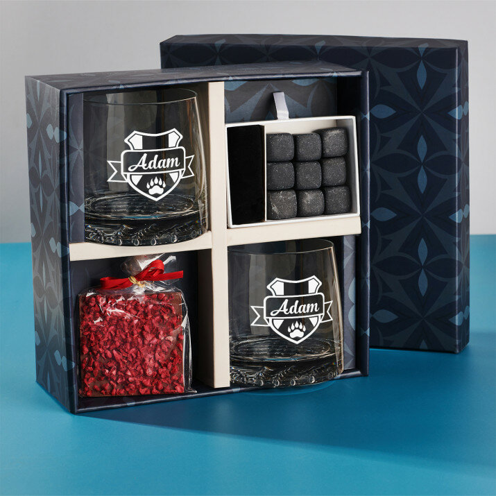 Geschenkset mit Whiskygläsern Für Jäger