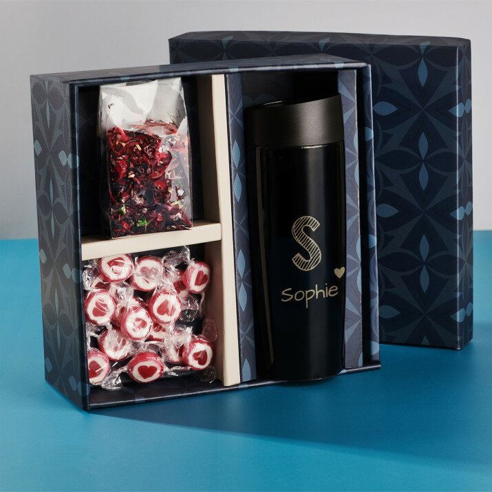 Geschenkset mit Thermobecher Für beste Freundin