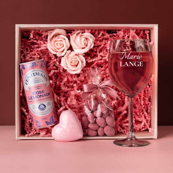 Geschenkset Für die Chefin mit Glas und Limonade