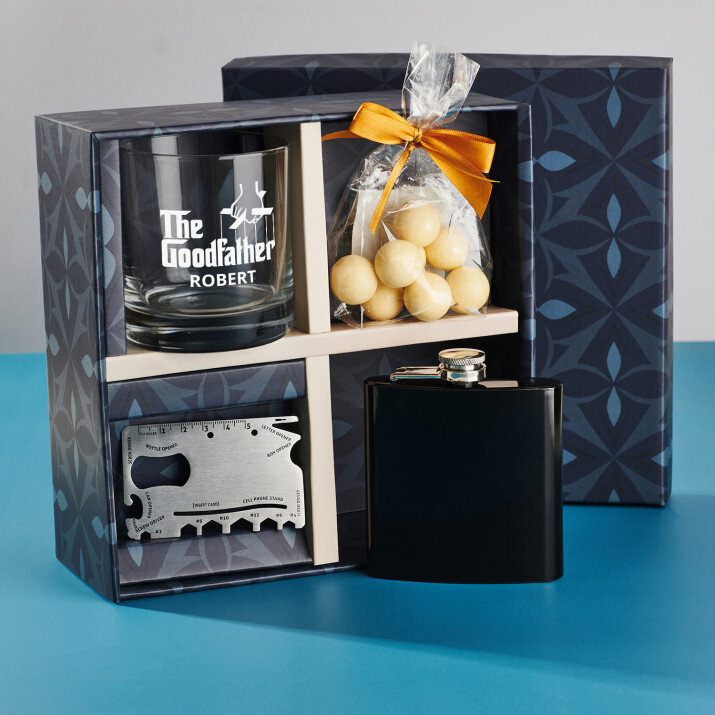 Geschenkset mit Whiskyglas Für Papa