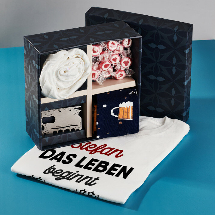 Geschenkset mit T-Shirt für Herren Zum 40. Geburtstag