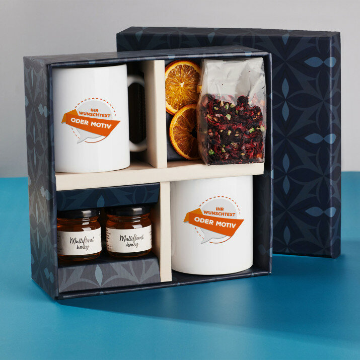 Geschenkset mit Tassen für Paare Eigenes Projekt