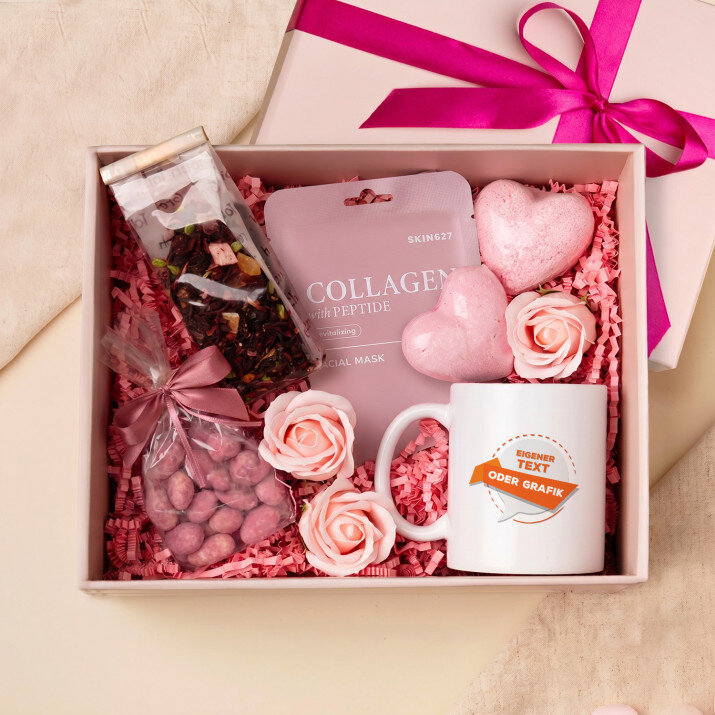 Tasse und Rosen-Spa-Set Eigenes Projekt