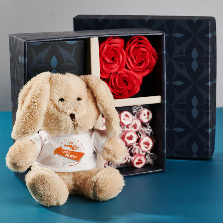 Geschenkset mit Kuscheltier eigenes projekt
