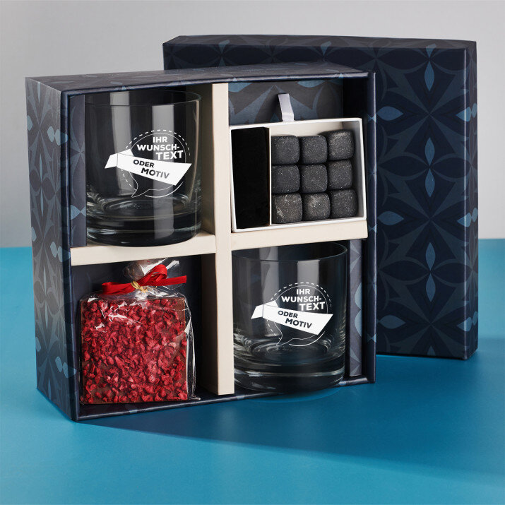 Geschenkset mit Whiskygläsern Eigenes Projekt