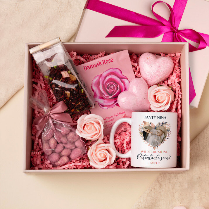 Tasse und Rosen-Spa-Set Anfrage zur Patenschaft Tasse und Rosen-Spa-Set Anfrage zur Patenschaft