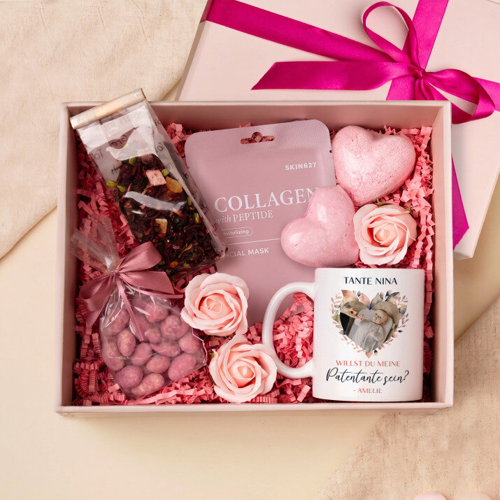Tasse und Rosen-Spa-Set Anfrage zur Patenschaft