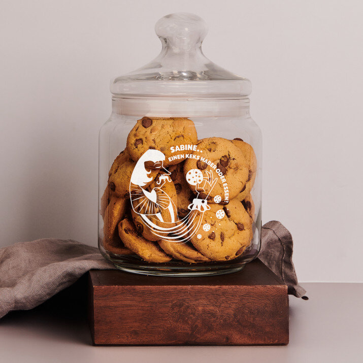 Keks haben - Keksglas mit Gravur
