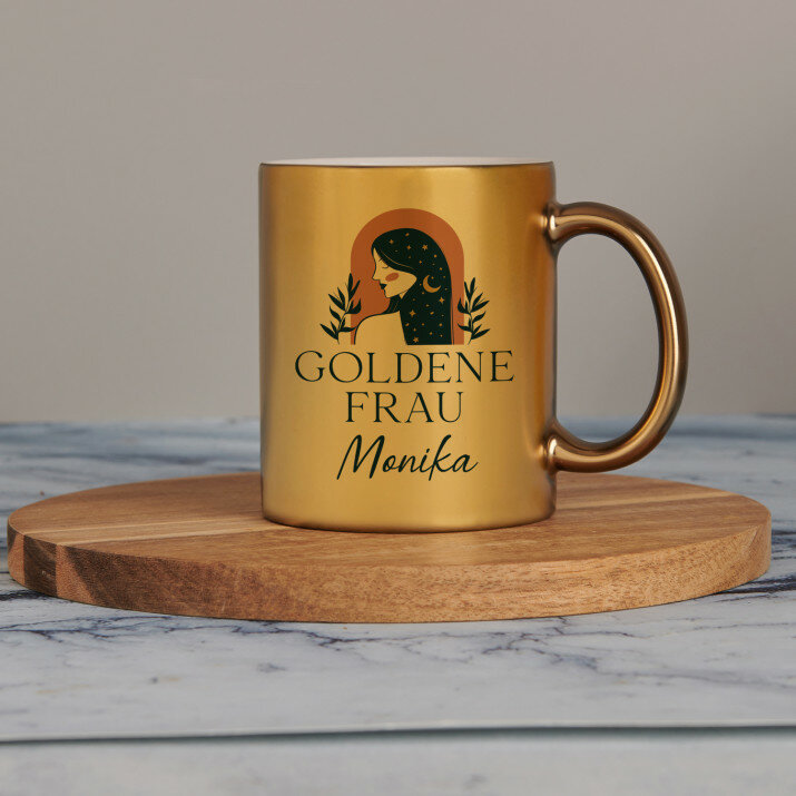Goldene frau - Goldbecher