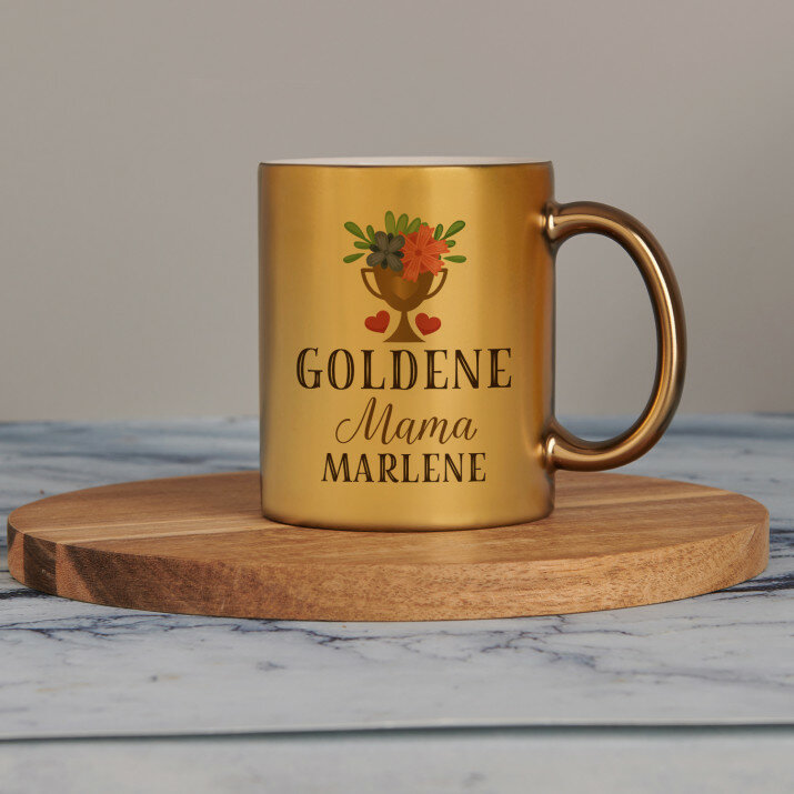 Goldene mama - Goldbecher
