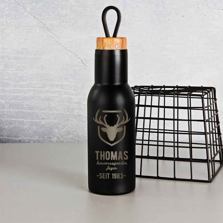 Hervorragender Jäger - Thermosflasche aus Metall