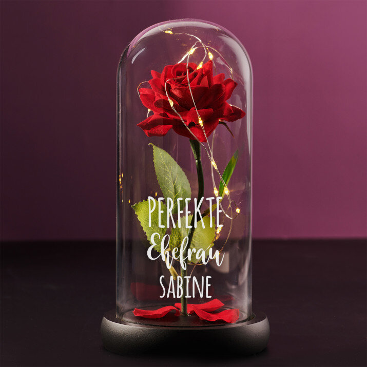 Perfekte Ehefrau - Ewige Rose Im Glas