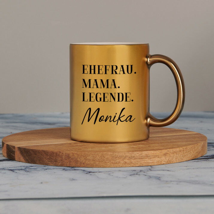 Ehefrau mama legende - Goldbecher