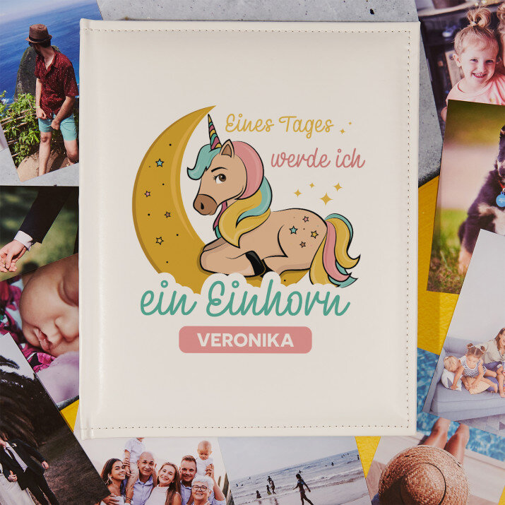 Ich werde ein Einhorn - personalisiertes Fotoalbum