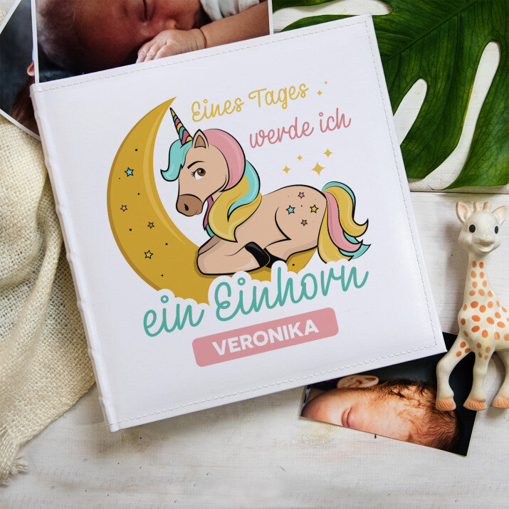 Ich werde ein Einhorn - personalisiertes Fotoalbum Ich werde ein Einhorn - personalisiertes Fotoalbum