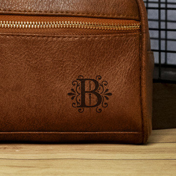 Monogramm - Kulturbeutel mit Gravur