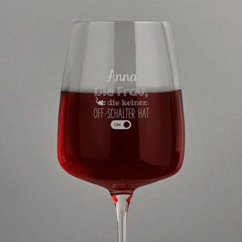 Ohne Off-Schalter - Weinglas 600 ml