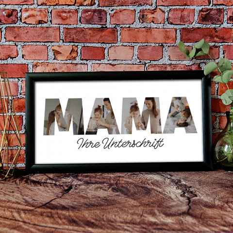 MAMA - Kunstdruck mit Rahmen
