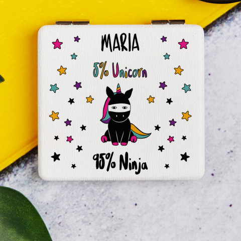 Unicorn ninja - Taschenspiegel