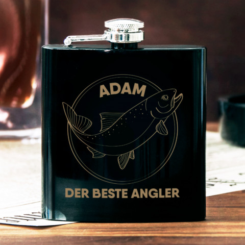 Personalisiertes Angeln Spardose – Mit Eigenem Namen & Nachricht, Weiß, Evolution Design
