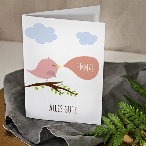 Alles Gute Mädchen - Glückwunschkarte