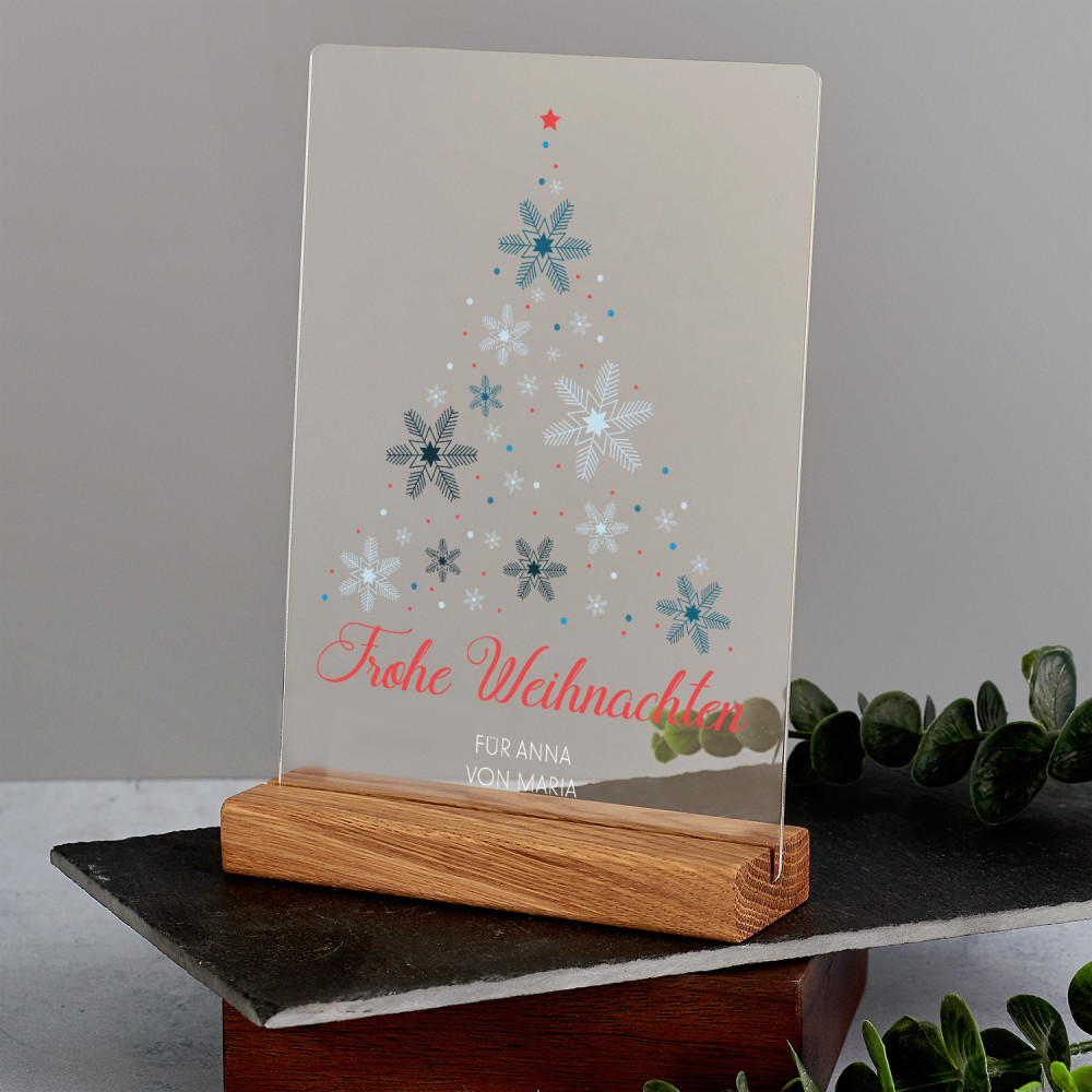 Weihnachtsbaum Druck auf Acrylglas GeschenkSpeziell.de