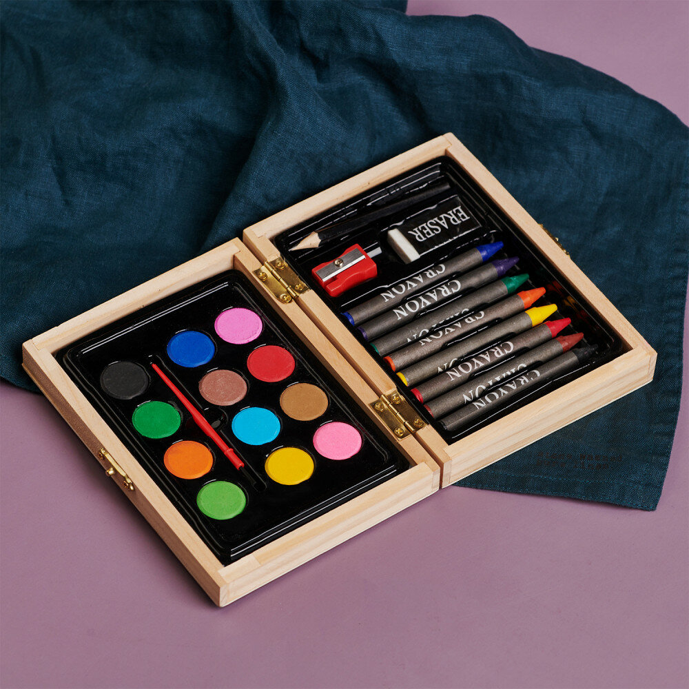 GENUINE 40-delige kunstset in koffer bedrukken, vanaf 10 stuks GENUINE 40-delige kunstset in koffer bedrukken, vanaf 10 stuks