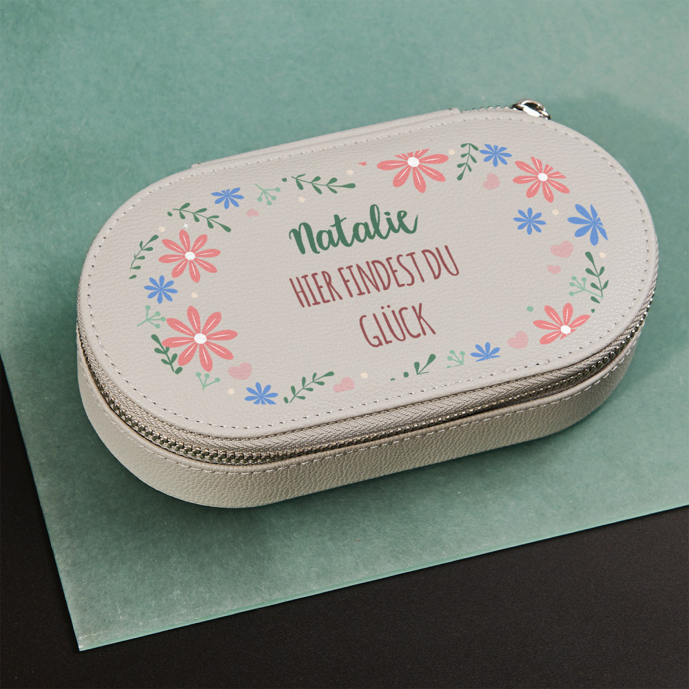 Stackers Schmuckkästchen Reise - Salbeigrün Mit Samtfutter