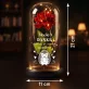 Danke, dass du es mit mir aushältst - Ewige Rose Im Glas
