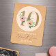 10. Hochzeitstag Blumen - Holzmagnet