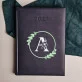 Monogramm im Kreis Blumen - Kalender