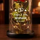 Namen + Datum - Ewige Rose Im Glas