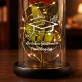 Herzlichen Glückwunsch Frau Magistra - Ewige Rose Im Glas