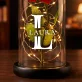 Initiale Name - Ewige Rose Im Glas Initiale Name - Ewige Rose Im Glas