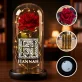 Monogramm - Ewige Rose Im Glas Monogramm - Ewige Rose Im Glas
