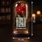 Monogramm - Ewige Rose Im Glas Monogramm - Ewige Rose Im Glas