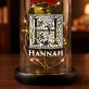 Monogramm - Ewige Rose Im Glas Monogramm - Ewige Rose Im Glas