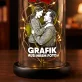 Grafik aus Ihrem Foto - Ewige Rose Im Glas Grafik aus Ihrem Foto - Ewige Rose Im Glas