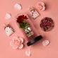 Geschenkset Für die Verlobte mit Ewiger Rose, Schokolade und Badesalz