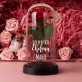 Geschenkset Für die Ehefrau mit Ewiger Rose, Schokolade und Badesalz