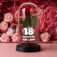 Geschenkset zum 18. Geburtstag mit Ewiger Rose, Schokolade und Badesalz Geschenkset zum 18. Geburtstag mit Ewiger Rose, Schokolade und Badesalz