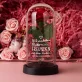 Geschenkset zum Muttertag 2 mit Ewiger Rose, Schokolade und Badesalz