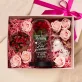 Geschenkset zum ersten Muttertag mit Ewiger Rose, Schokolade und Badesalz Geschenkset zum ersten Muttertag mit Ewiger Rose, Schokolade und Badesalz