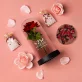 Geschenkset Zum Jahrestag mit Ewiger Rose, Schokolade und Badesalz