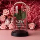 Geschenkset Zum Jahrestag mit Ewiger Rose, Schokolade und Badesalz
