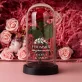 Geschenkset Zum Jahrestag, für Sie mit Ewiger Rose, Schokolade und Badesalz Geschenkset Zum Jahrestag, für Sie mit Ewiger Rose, Schokolade und Badesalz