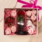 Geschenkset Eigenes Projekt mit Ewiger Rose, Schokolade und Badesalz Geschenkset Eigenes Projekt mit Ewiger Rose, Schokolade und Badesalz
