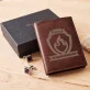 Feuerwehrmann - Leder Portemonnaie für Herren Feuerwehrmann - Leder Portemonnaie für Herren