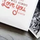 Always love you - personalisiertes Fotoalbum